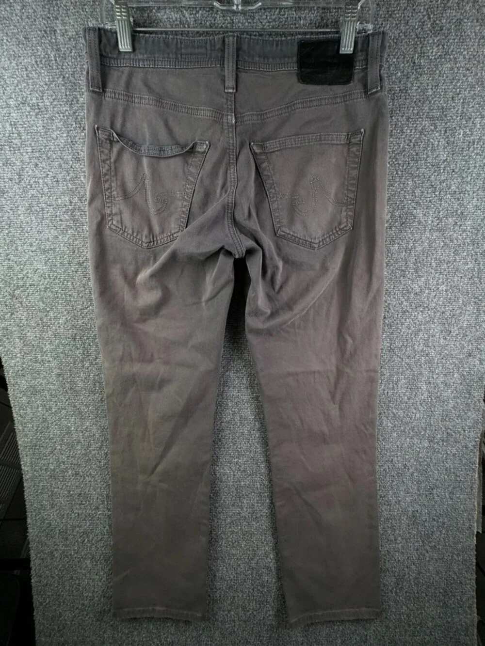 AG Adriano Goldschmied Pants Brown/gray The Graduate Tailored Leg 31x32 USA Made